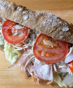 Baguette rustiek gerookte kip