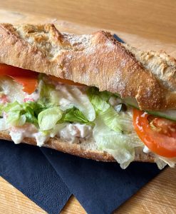 Baguette rustiek garnalensalade